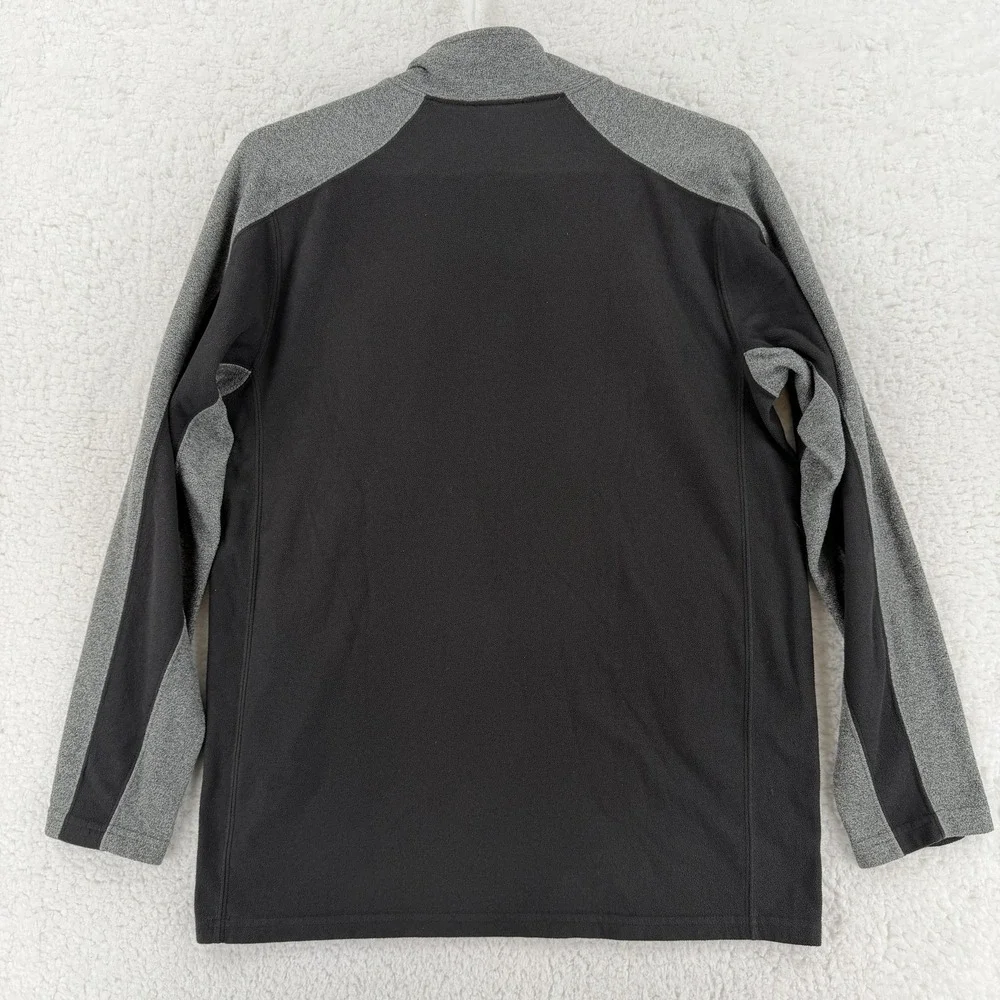 The North Face Jacket Boys XL Black Gray Fleece 1/4 Zip Pullover‎ Colorblock